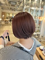 オーガニック リブ 川越(organic+live)&nbsp;秋仕様◎暗めカラーのひし形ショートで小顔効果