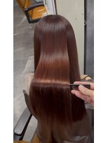 ナナシ(nanac)&nbsp;髪質改善縮毛矯正＋ピンクブラウン