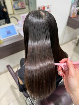 クロップ エス 茅ヶ崎本店(crop es) 艶髪縮毛