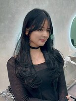 サンバイセライロ 千葉(SAN. by celilo)&nbsp;ダークアッシュ/似合わせカット/ミディアムレイヤーカット