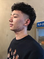 バーバートモシビ(BAR BER TOMOSHIBI) マレット パーマスタイル