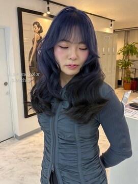 ヴィア 京都烏丸(Via) 10代20代/ブルー/ルーツカラー/デザインカラー/ブリーチ