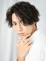 モッズヘア メン 上尾東口店(mod's hair men)&nbsp;波巻きツイストスパイラルパーマ黒髪フェザーマッシュI上尾