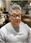 イケオジ海外ショートブラピショート