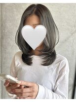 アイエムケイ(IMK)&nbsp;layer cut+blueたっぷりグレージュ