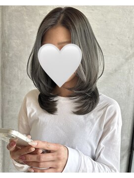 アイエムケイ(IMK) layer cut+blueたっぷりグレージュ