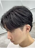 ナチュラルフェザーパーマセンターパート