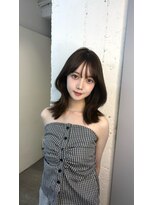 ラル 立川南口(lar)&nbsp;ダークパープルミルクブラウンダウンバング