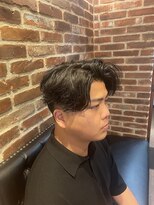 ミリオンバックス 神田店(Million Bucks)&nbsp;フェザーパーマ[神田/理容室/バーバー/フェード/メンズ/眉毛]