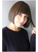 【ohana/表参道】ワイドバングの前下がり大人ボブ