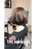 ノンブローでおさまる大人 ボブ 『Tree hairsalon 』本厚木