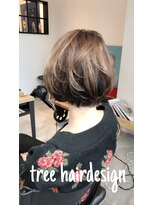 美容室 ツリー(Tree)&nbsp;ノンブローでおさまる大人 ボブ 『Tree hairsalon 』本厚木
