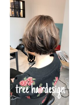 美容室 ツリー(Tree) ノンブローでおさまる大人 ボブ 『Tree hairsalon 』本厚木