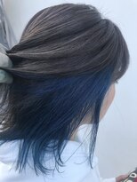アールワークオブアート(R WORK OF ART) コバルトブルーのインナーカラー！