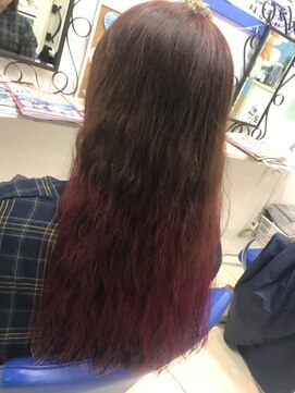 アクアリッシュ ヘアー(Aqualish Hair) ロング　ダブルカラー