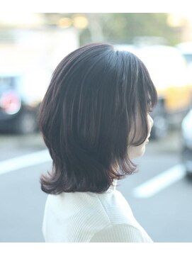 ビーワールド(B WORLD) ウルフミディ ピンクパープル 【 藤枝/髪質改善/カラー】