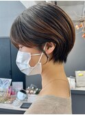 #マッシュショート #耳掛け #ショートヘア
