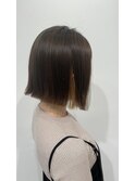 スパッと切りっぱなしBOB＋インナーカラー［三軒茶屋］