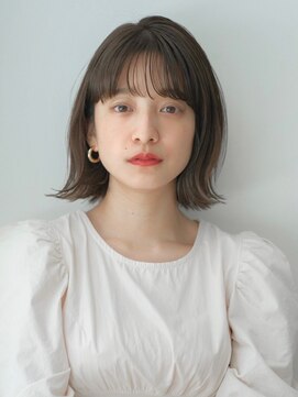 ガーデン タチカワ(garden tachikawa) 暗髪×ボブ×シースルーバング×オーガニックヘア