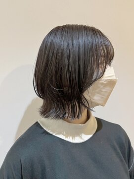 グラードヘアー(Grado hair) レイヤーボブ コバルトブルー