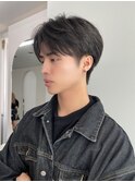 【LICCA NOE】センターパートマッシュ+ダウンパーマ