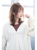 【銀座 有楽町】こなれ感チャコールグレー前髪シースルーバング