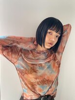 セーヌアワー(CEINE OUR)&nbsp;ぷつっとボブ/グロスカラー/inoaオイルカラー/艶カラー