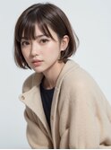 ボブウルフ結べるボブ似合わせカットうるツヤ美髪