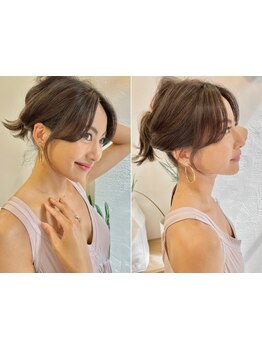 【カット+フルカラー+Tr\7900～】小顔になれる計算された信頼の技術[髪質改善/池袋/レイヤーカット］