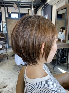 ベレッタ 枚方店(veretta.) 丸みのある柔らかショートボブ/丸みシルエット/丸みショート