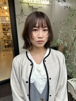 デュッカ(ducca)&nbsp;ココアブラウン×レイヤーボブ