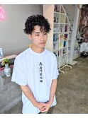 メンズスパイラルパーマ