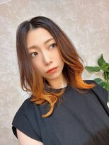 ヴェチカ 京橋店(Vechika) バレイヤージュオレンジ