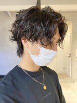 エリマバイフィフス 調布(elima by fifth)&nbsp;メンズパーマ 波巻きスパイラルツイストニュアンス メンズカット