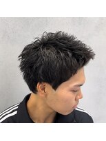 ルースト 西院店(ROOST)&nbsp;スパイキーショート ／メンズショート／ブリーチ／モテヘア