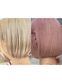 イルミナカラー取扱*最旬×似合わせ*ブリーチなしのダブルカラーでダメージレスに透明感UP[津田沼/学割U24]
