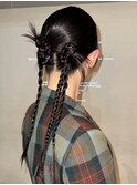【徳岡】ヘアセット モードヘア タイトヘア お呼ばれヘア