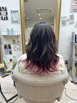 ルーツ 西九条(Roots) 毛先デザインカラー