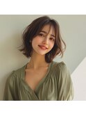 柔らかく動くレイヤーボブ