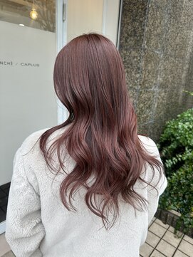 ブランシェ神領店 レッドブラウン　ブリーチなしカラー