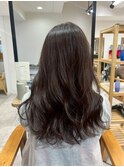 ゆるふわウェーブ艶髪アッシュブラウン
