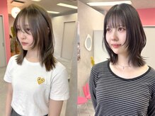 ヘルツ(Hz)の雰囲気（肌馴染みのいい似合わせカラーとレイヤーカットが大人気！）