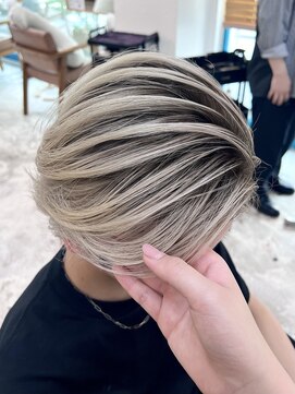 ミラリー トウキョウ(Mirareee Tokyo) バレイヤージュ20代30代40代◎シャドールーツフェザーパーマ