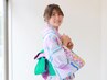人気！直前割！！浴衣着付＆ヘアセット　￥8900　【要　電話予約】