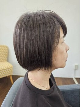 ブリリアンス(BRILLIANCE)の写真/お洒落で透明感のあるカラーがしたい方必見☆薬剤+トリートメント使用で髪に優しくキレイが長続きします◎