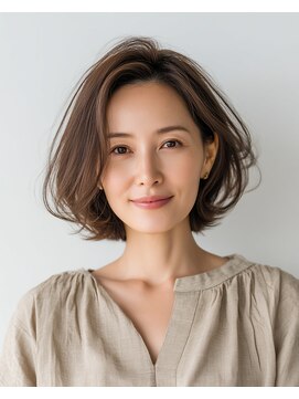 40代からの美容室「bifino Rilune」ヘアカタログ
