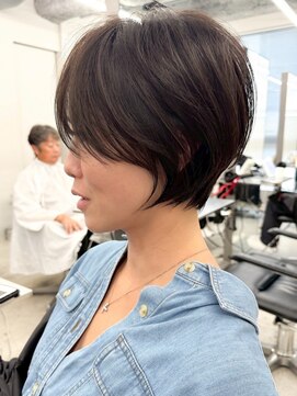 ジル ブラン 福岡(JIL BLAN) ボブ/ショート/レイヤーカット/顔まわり/白髪ぼかし/ハイライト