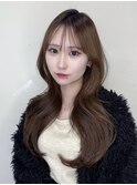 【韓国・ワンホンヘア】マロンベージュ