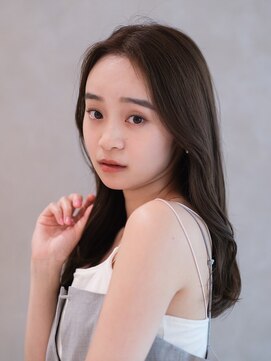 ガーデンヨコハマエスト(GARDEN YOKOHAMA est) ミディアム セミディ シアーカラー ストレート 美髪