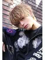 オーシャントーキョー 心斎橋(OCEAN TOKYO WEST)&nbsp;メンズヘアラウンドマッシュ束間ショートベージュカラー